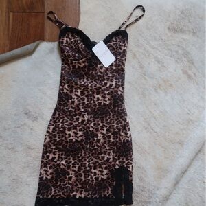 cheetah print dress!